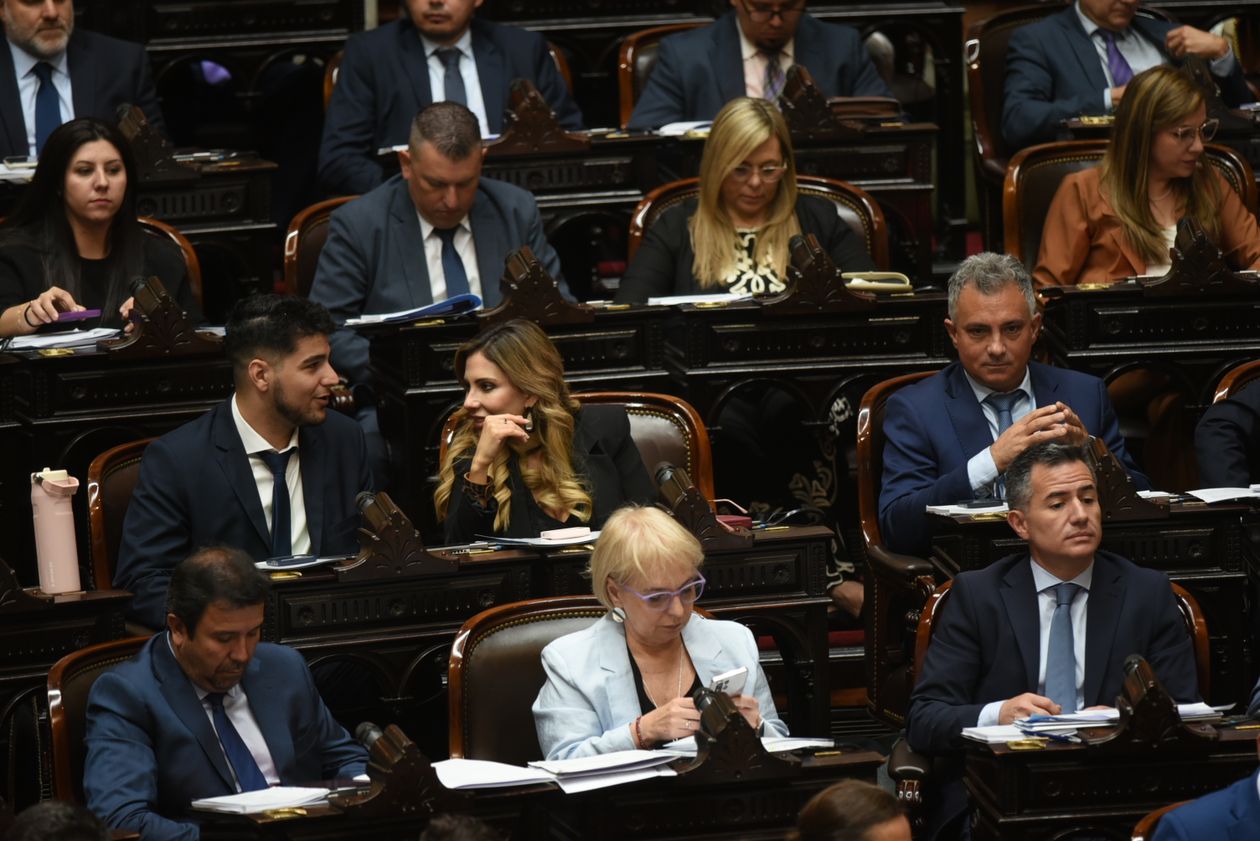 El bloque de La Libertad Avanza en Diputados.&nbsp;
