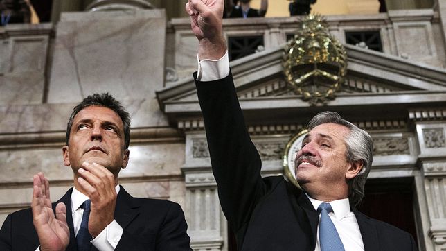 Sergio Massa y Alberto Fernández