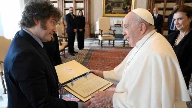 Pacto de Mayo en el diálogo de Javier Milei con el papa Francisco