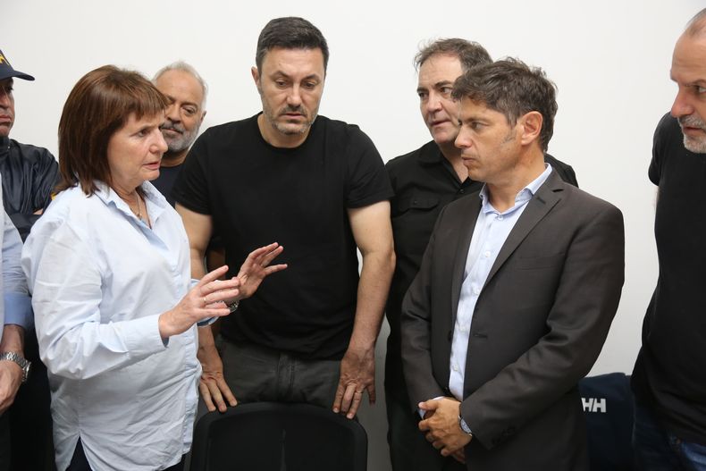 Integrantes del gobierno de Javier Milei y Axel Kicillof.&nbsp;