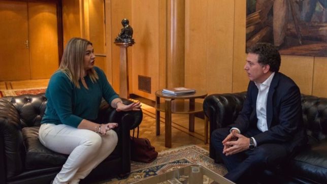 para frenar la crisis fueguina, bertone se encontro con dujovne