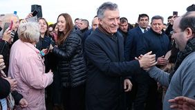 Macri y Vidal llevan la caravana del #SíSePuede a un distrito amigo