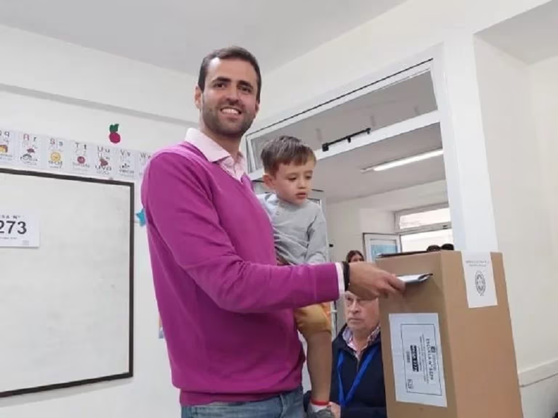 Emiliano Estrada, candidato a gobernador por Avancemos. Foto: Nuevo Diario