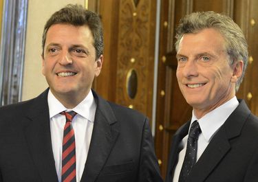 Mauricio Macri y Sergio Massa