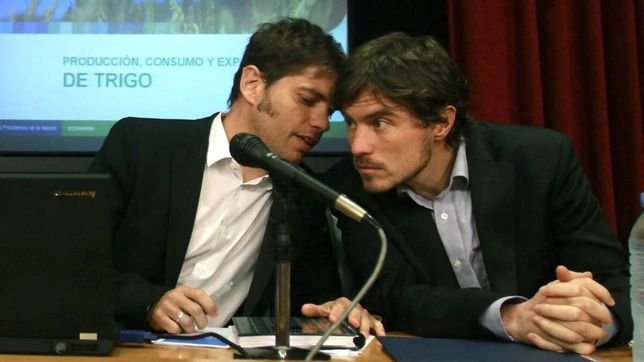 El gobernador Axel Kicillof y el ministro de Producción, Augusto Costa&nbsp;