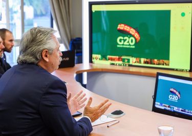 Ante el G20, Fernández pidió un Fondo de Emergencia Humanitaria