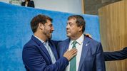 El gobernador de Río Negro, Alberto Weretilneck, y el intendente de Cipolletti Rodrigo Buteler. El gobernador de Río Negro, Alberto Weretilneck, y el intendente de Cipolletti Rodrigo Buteler.
