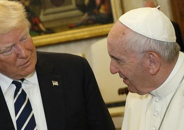 Donald Trump y el papa Francisco
