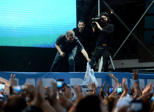 Máximo Kirchner en La Plata - Atenas