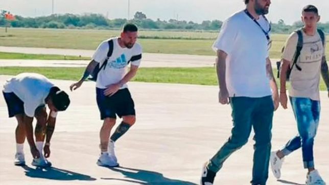 perotti si: recibio a messi y di maria y tiene la foto mas dificil