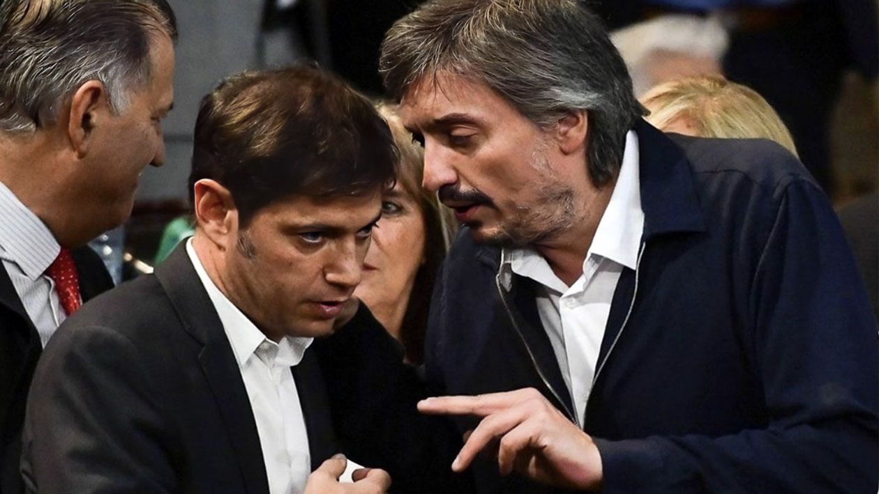 Axel Kicillof y Máximo Kirchner.