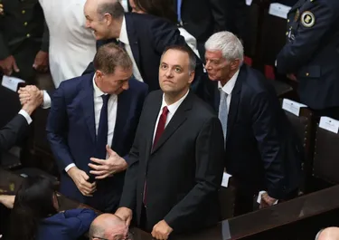 Manuel Adorni en el Congreso.