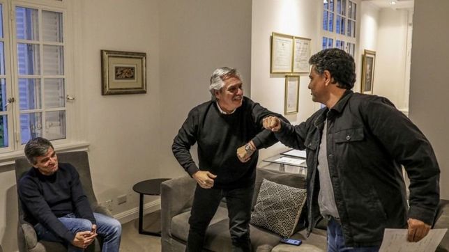 efecto comunicado: macri y grindetti se reunen con fernandez en olivos