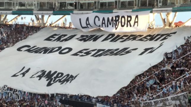 el mensaje filoso de la campora: era tan diferente cuando estabas tu