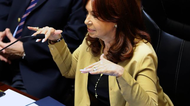 Cristina Fernández de Kirchner, en la sesión preparatoria de 2022.