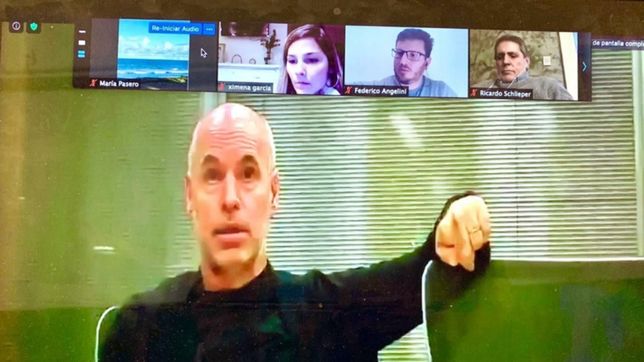 larreta saca a macri del fuego del espionaje y le pega a fernandez