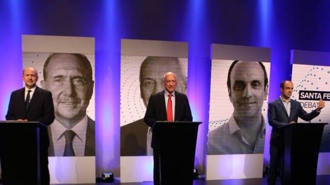 #santafedebate, la puesta en escena de los candidatos a gobernador