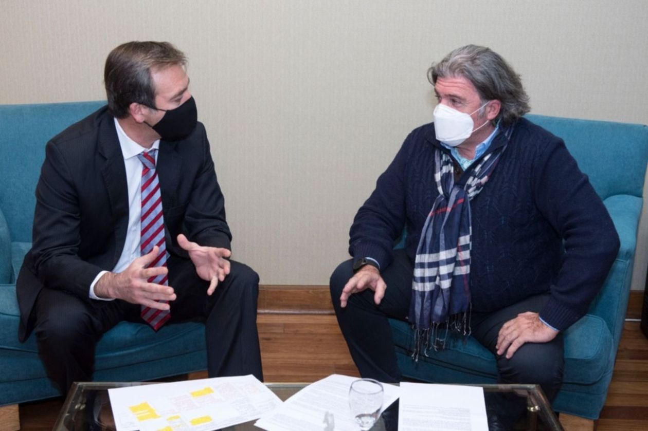 Martín Soria y diputado Ramón