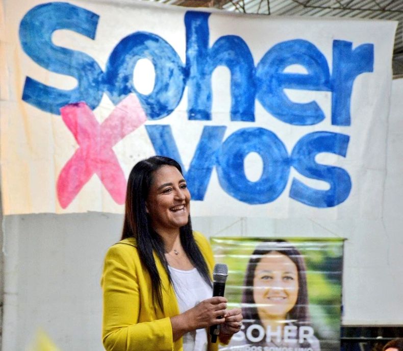 Soher El Sukaria, candidata a viceintendenta por Juntos por el Cambio.&nbsp;