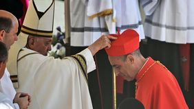 Tucho Fernández es proclamado cardenal por el papa Francisco.