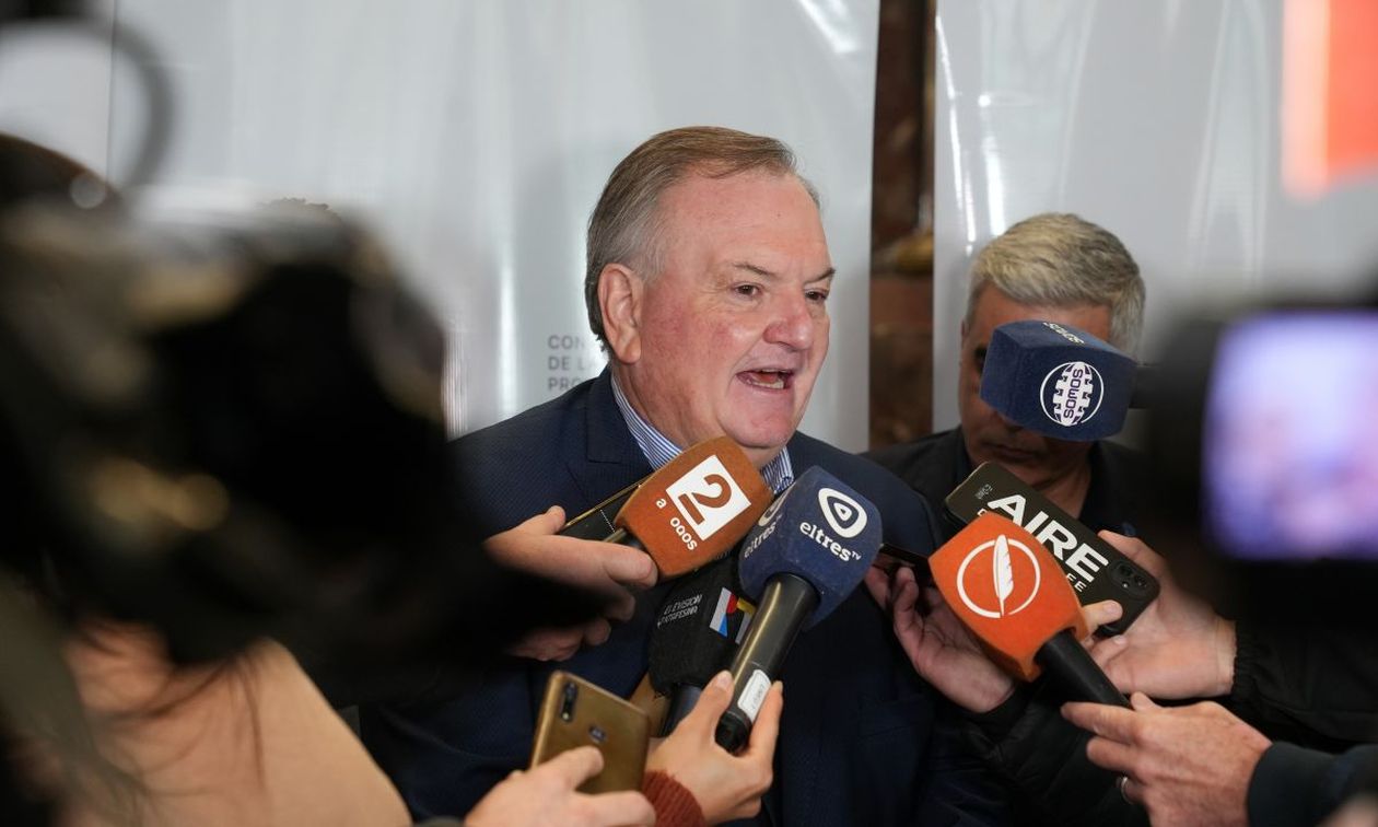 Felipe Michlig, presidente de la Convención que reforma la Constitución de Santa Fe.&nbsp;