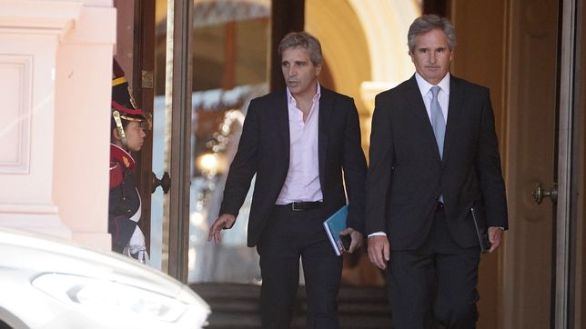 Toto Caputo con uno de sus mariscales: Pablo Quirno