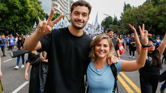 La senadora Stefanía Cora y el diputado Tomas Ledema, el binomio que lidera La Cámpora en Entre Ríos.