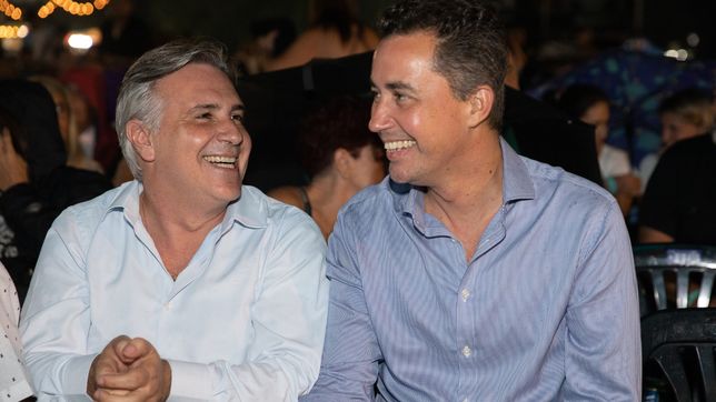 Martín Llaryora y Manuel Calvo