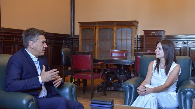 Sandra Pettovello y Leandro Zdero. Sandra Pettovello y Leandro Zdero.