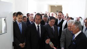 La Plata: Scioli y Bruera inauguraron un pabellón de trasplantes en el Hospital Italiano