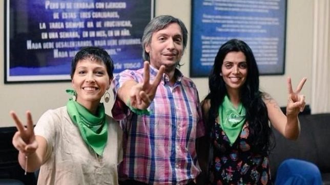 la campora, cristina, macri y la paradoja del aborto