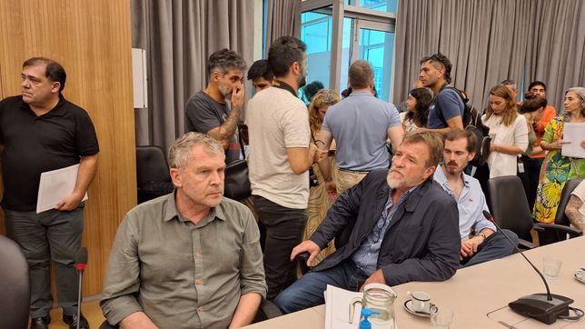 Pedro Galimberti y&nbsp; Jorge Rizzotti, diputados de la UCR.&nbsp;