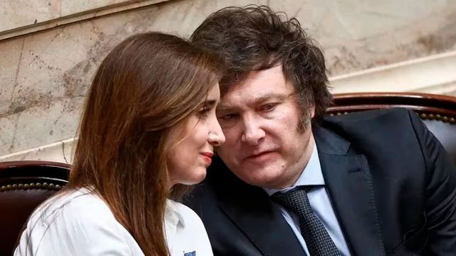 Javier Milei y Victoria Villarruel.