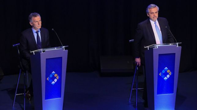 fernandez: con su agresividad en el debate, macri se jugo su ultima carta