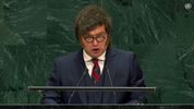 Javier Milei en la ONU.