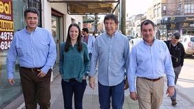 Posse y Jorge Macri recorrieron las obras que comparten sus distritos