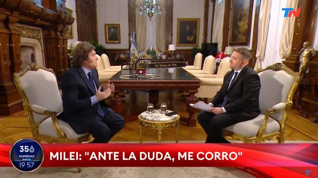 milei: no hice nada malo, no tengo nada que ocultar