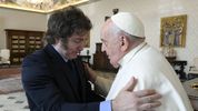 Javier Milei y el papa Francisco.