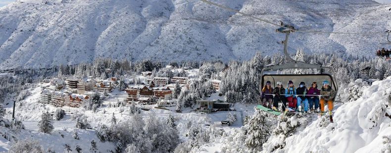 El cerro Catedral, en Bariloche.
