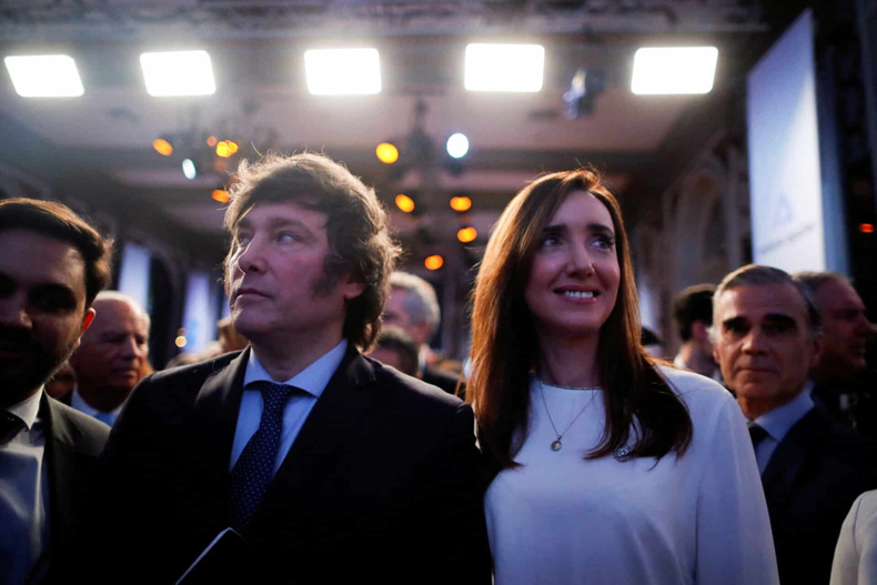 Victoria Villarruel y Javier Milei.&nbsp;