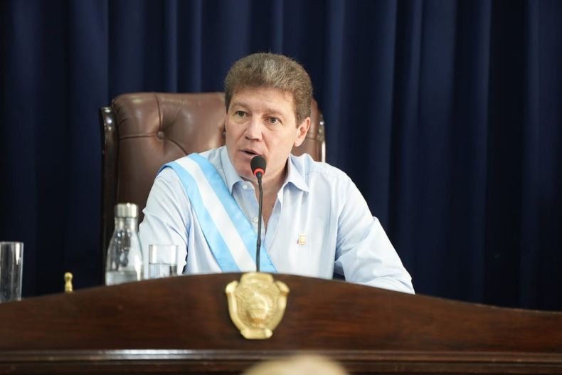 El gobenador de Tierra del Fuego AIAS, Gustavo Melella.
