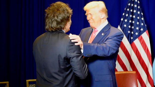 Donald Trump le cambió el mundo a Javier Milei