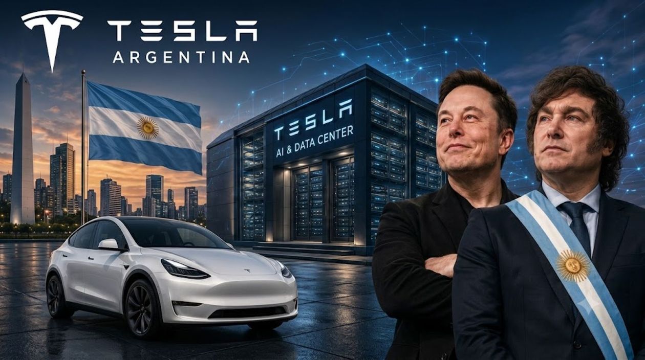 Elon Musk trae Tesla a Argentina