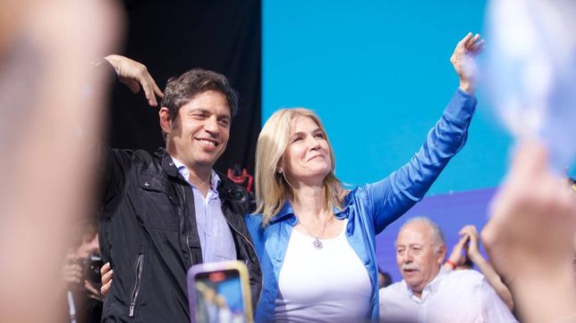 Axel Kicillof y Verónica Magario.