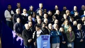 Axel Kicillof lanza el MDF en La Plata.