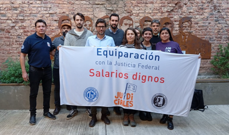 Integrantes del gremio del personal del Poder Judicial de C&oacute;rdoba
