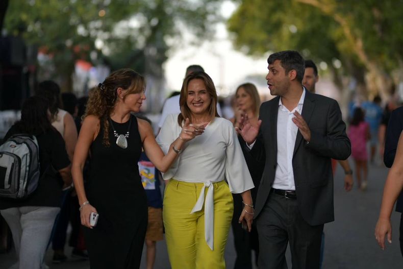 Prunotto, junto a Federico Zárate, en Jesús María. Vínculos con el intendentismo radical refractario.