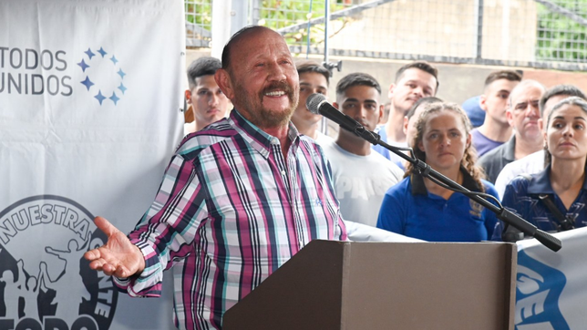 Gildo Insfrán, gobernador de Formosa. 