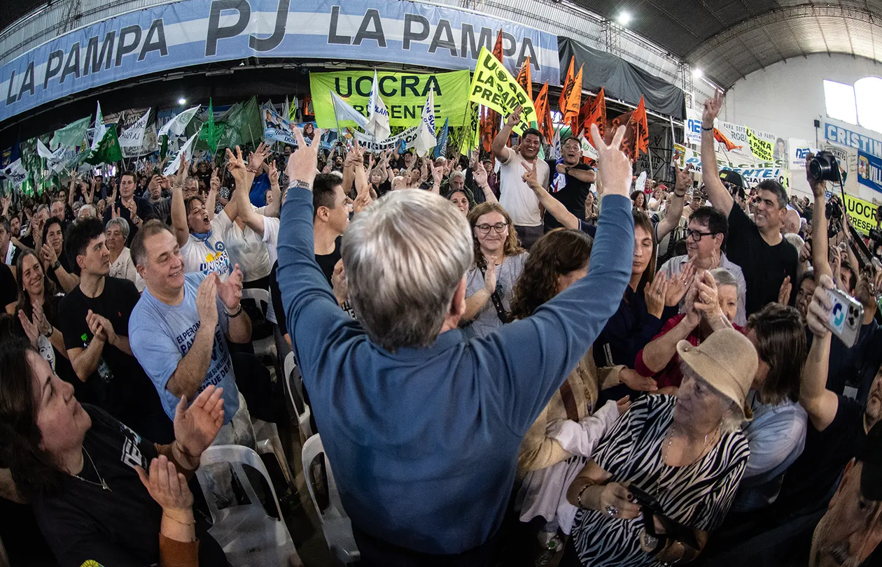 Sergio Ziliotto salió bien parado del acto que organizó para el Día de la Lealtad en la Patagonia. La Pampa es una de las provincias que gobierna el peronismo.