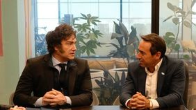 Javier Milei y Marcos Galperin.